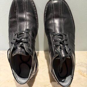 Clarks Touareg Mens US 11.5 M Black Leather Oxford Shoes 70851